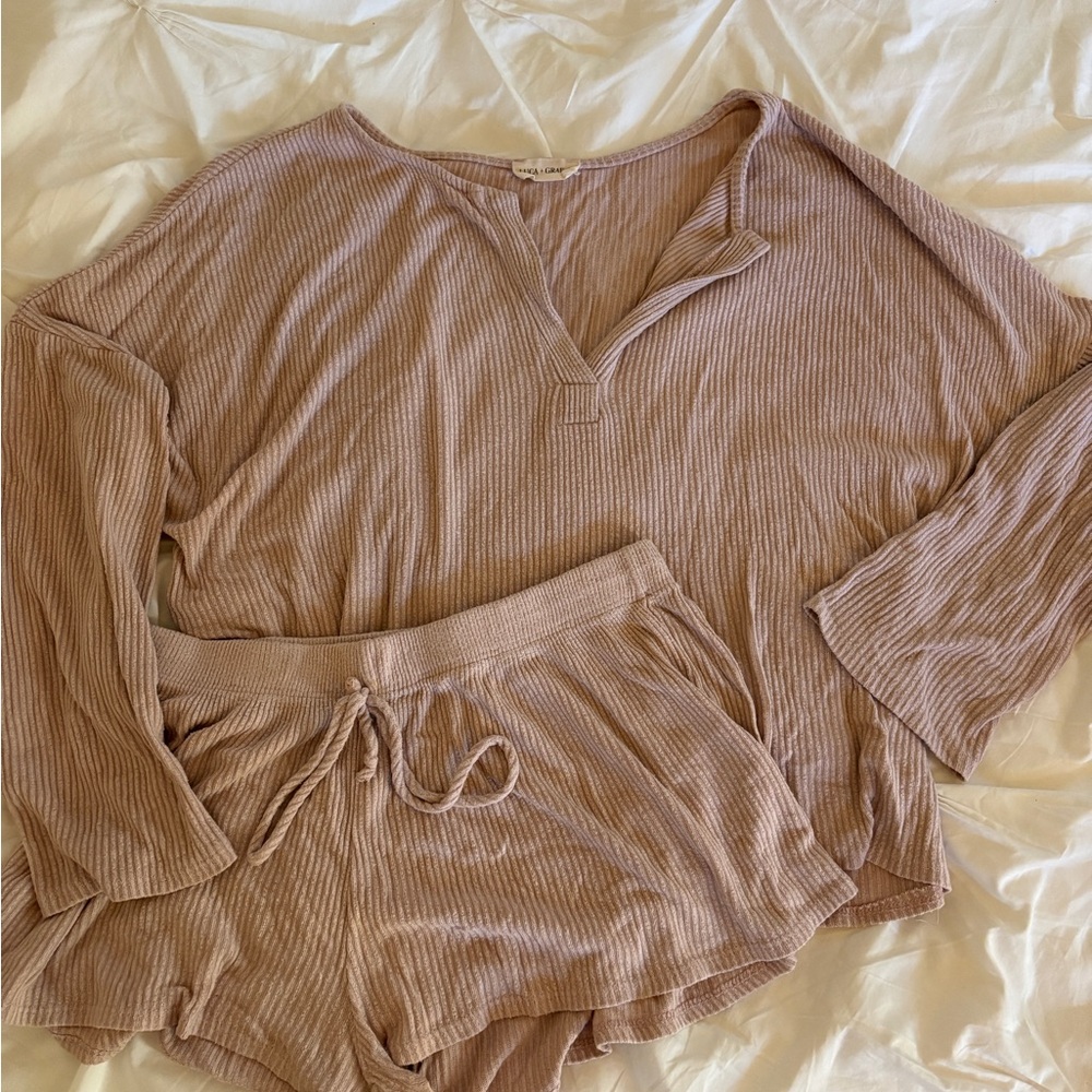Comfy Ribbed Lounge Set